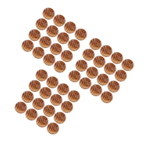 Housoutil 300 Stck. Natürliche Holzperlen Große Runde Spacer Perlen für Schmuckherstellung Bastelperlen Makramee DIY Armband Zubehör von Housoutil