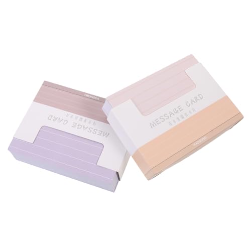 Housoutil 300 Stück Briefpapier farbig Karteikarten blinken FlashCard Notizkarte studieren leere karten für den täglichen gebrauch tragbare Flash-Karten kleine Karteikarte DIY Flash-Karten von Housoutil