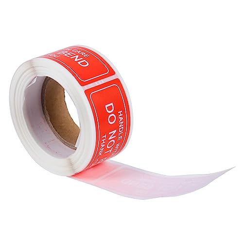 Housoutil 300 Stück Fragile Aufkleber Handle With Care Versandetiketten mit Starkem Kleber für Sichere Selbstklebend für Kartons und Pakete von Housoutil