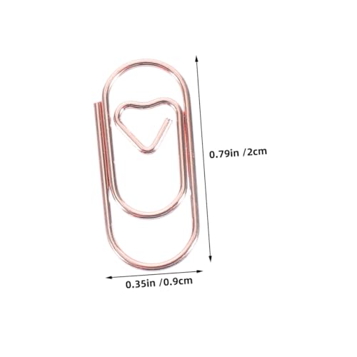 Housoutil 300 Stück Herzförmige Metall Büroklammern Mini Papierklammern Roségold Für Dokumente Lesezeichen Büro und Bastelbedarf und Stabil Für Scrapbooking und DIY Projekte Housoutil 300 Stück Herzförmige Metall Büroklammern Mini Papierklammern Roségold Für Dokumente Lesezeichen Büro und Bastelbedarf und Stabil Für Scrapbooking und DIY Projekte von Housoutil