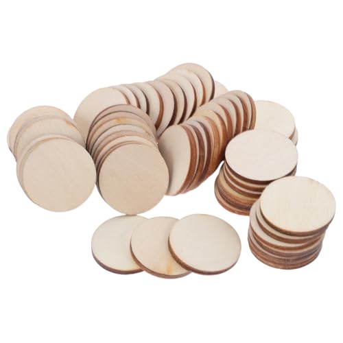 Housoutil 300 Stück Unbehandelte Holzkreisformen – 25 Mm, Blanke Holzscheiben, Kreise, Chips Zum Basteln, Handbemalen, Schlüsselanhänger, Weihnachtsdekorationen Housoutil 300 Stück Unbehandelte Holzkreisformen – 25 Mm, Blanke Holzscheiben, Kreise, Chips Zum Basteln, Handbemalen, Schlüsselanhänger, Weihnachtsdekorationen von Housoutil