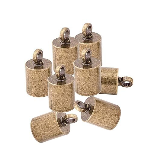 Housoutil 300Stücke Messing Kordelenden für Schmuckherstellung DIY Zubehör für Armbänder und Quasten Handgefertigte Schmuckteile für Leder und Satinbänder Housoutil 300Stücke Messing Kordelenden für Schmuckherstellung DIY Zubehör für Armbänder und Quasten Handgefertigte Schmuckteile für Leder und Satinbänder von Housoutil