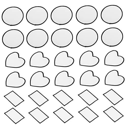 Housoutil 30Stücke DIY Sublimations Patch Leere Bügel Patches für Textilien für DIY Projekte Weiße Wärmeübertragungs Patches für Kleidung und Taschen Housoutil 30Stücke DIY Sublimations Patch Leere Bügel Patches für Textilien für DIY Projekte Weiße Wärmeübertragungs Patches für Kleidung und Taschen von Housoutil