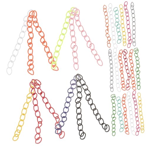 Housoutil 30Stücke Halskettenverlängerungen Farbige DIY Schmuckteile Verlängerungsenden Für Halsketten Und Armbänder Vielseitiges Bastelzubehör Für Projekte Housoutil 30Stücke Halskettenverlängerungen Farbige DIY Schmuckteile Verlängerungsenden Für Halsketten Und Armbänder Vielseitiges Bastelzubehör Für Projekte von Housoutil