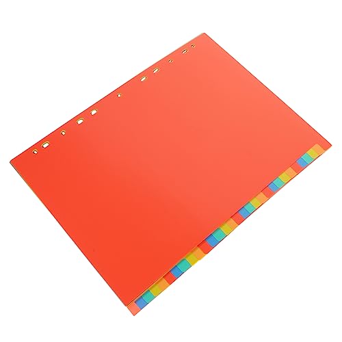 Housoutil 31 Blatt Ordner-Organizer Teiler Papiertrenner Seitenmarkierungen Laschen für Ordner leer trennstreifen für ordner ordnerregister Zubehör für Binder-Notizbücher Binderpapierschutz von Housoutil