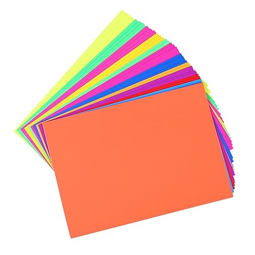 Housoutil 32 Blatt Bastelpapier Doppelseitiges Origami Papier Zufälligen Farben für Diy Projekte Schulbasteln und Partydekoration Leicht Einfach zu Handhaben von Housoutil