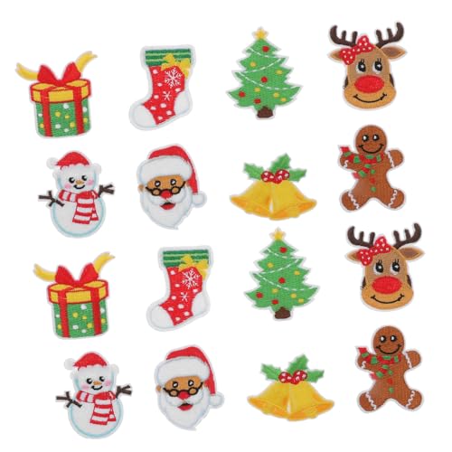 Housoutil 32 Stck. Teiliges Weihnachts-stickapplikationen Bestickte Patches zum Aufnähen für Kleidung DIY Textildekoration Vielseitig für Jeans Taschen Pullover Personalisierte Housoutil 32 Stck. Teiliges Weihnachts-stickapplikationen Bestickte Patches zum Aufnähen für Kleidung DIY Textildekoration Vielseitig für Jeans Taschen Pullover Personalisierte von Housoutil