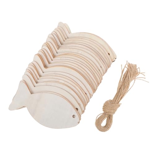 Housoutil 32 Stück Teiliges Holzfische zum Bemalen Unvollendete Holzornamente für DIY Handwerk Hängende Dekorationen und Geschenkanhänger Natürliche Holzscheiben für Kreative Bastelprojekte Housoutil 32 Stück Teiliges Holzfische zum Bemalen Unvollendete Holzornamente für DIY Handwerk Hängende Dekorationen und Geschenkanhänger Natürliche Holzscheiben für Kreative Bastelprojekte von Housoutil