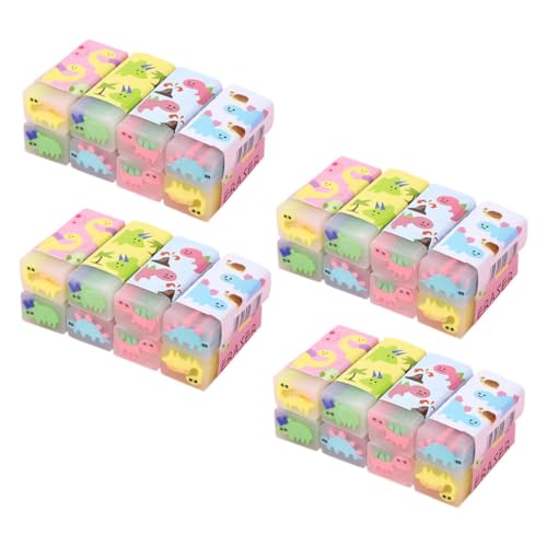 Housoutil 32pcs Kawaii Dinosauriergummi Für Studenten Niedliche Und Lustige Briefpapier Für Mädchen Mini Animal Eraser Für Kleinkinder Neuheit Eraser Für Stifte von Housoutil
