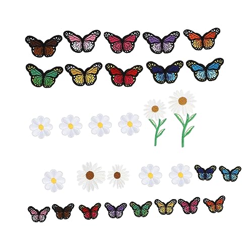 Housoutil Stück Teiliges Diy Stickerei Patches Applikationen für Kleidung Taschen Accessoires Selbstklebend Aufbügeln zur Dekoration und Reparatur Housoutil Stück Teiliges Diy Stickerei Patches Applikationen für Kleidung Taschen Accessoires Selbstklebend Aufbügeln zur Dekoration und Reparatur von Housoutil