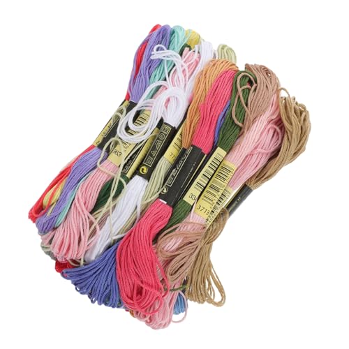 Housoutil 36 Stück Stickgarn Farben Leichte Stickfäden für Kreuzstich Diy Projekte und Handarbeiten für Armbänder Dekorationen und Mehr Housoutil 36 Stück Stickgarn Farben Leichte Stickfäden für Kreuzstich Diy Projekte und Handarbeiten für Armbänder Dekorationen und Mehr von Housoutil