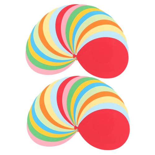 Housoutil 36 Stück Teiliges Bunte Ballon-papier-formen Handgeschnittene Bulletin Board Dekorationen für Klassenzimmer Geburtstagsfeiern Karneval und DIY Wandgestaltung von Housoutil