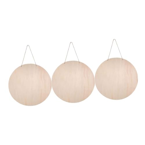 Housoutil 3Sätze Holzscheiben für DIY Projekte Runde Holzanhänger Unbehandelt zum Basteln Dekorieren Bemalen Geschenken und Kreativen Kunstprojekten Housoutil 3Sätze Holzscheiben für DIY Projekte Runde Holzanhänger Unbehandelt zum Basteln Dekorieren Bemalen Geschenken und Kreativen Kunstprojekten von Housoutil