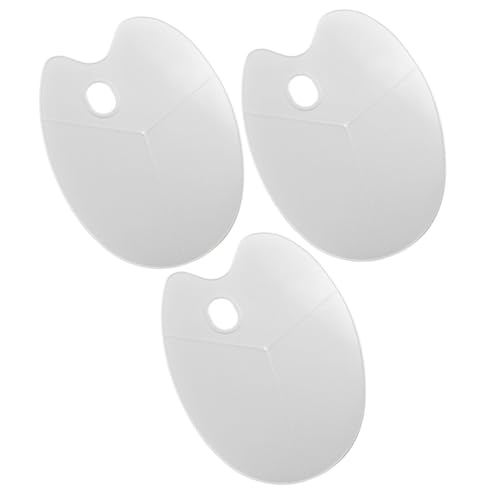 Housoutil 3Stücke Oval Förmige Farbschale Hochwertige DIY Malereiplatte Robuste Pigmentplatte für Aquarell und Ölfarben für Künstler Bastler Housoutil 3Stücke Oval Förmige Farbschale Hochwertige DIY Malereiplatte Robuste Pigmentplatte für Aquarell und Ölfarben für Künstler Bastler von Housoutil