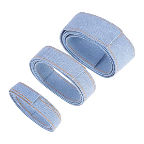 Housoutil 3Stücke Teiliges Denim Band für DIY Haarschmuck und Handgemachtes Material für Projekte und Accessoires Langlebig und Vielseitig Einsetzbar von Housoutil