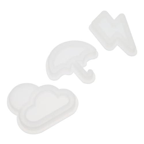 Housoutil 3Stücke Teiliges Silikonform Für DIY Anhänger Epoxidharz Gießform Mit Blitz Und Regenschirm Praktisch Und Langlebig Für Bastelarbeiten Housoutil 3Stücke Teiliges Silikonform Für DIY Anhänger Epoxidharz Gießform Mit Blitz Und Regenschirm Praktisch Und Langlebig Für Bastelarbeiten von Housoutil