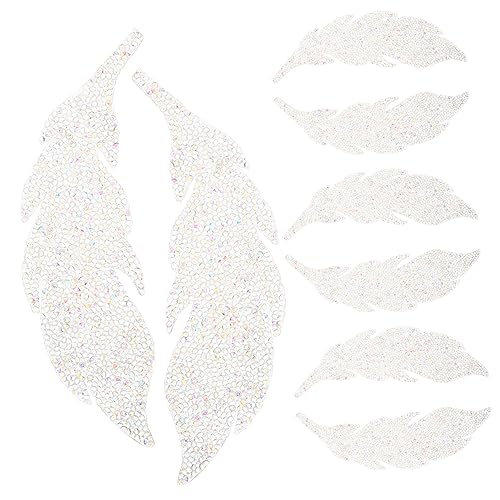 Housoutil 4 Paar Blatt Flicken Bunte Stoffflicken Reparaturflicken Nähflicken Rohlinge Flicken Für Rucksäcke Bestickte Flicken Hutflicken Kleidungsflicken Für Löcher Dekorative von Housoutil