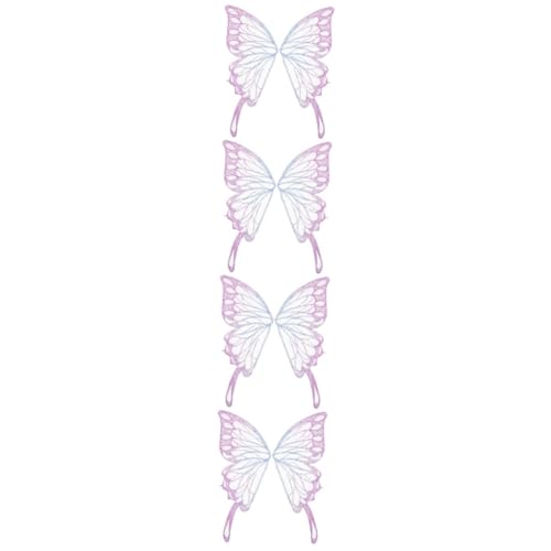 Housoutil 4 Paare Schmetterling gestickter Aufnäher Schmetterlinge gestickter Schmetterling Stoff handgefertigt Schmetterlingsform Stickpatches entzückende Stickereiflecken Polyestergarn Housoutil 4 Paare Schmetterling gestickter Aufnäher Schmetterlinge gestickter Schmetterling Stoff handgefertigt Schmetterlingsform Stickpatches entzückende Stickereiflecken Polyestergarn von Housoutil