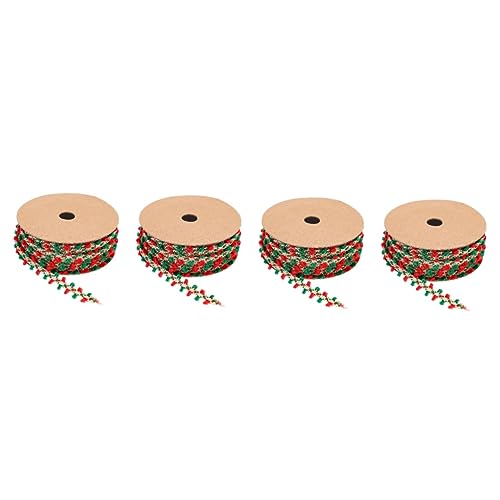 Housoutil 4 Rollen Dekoband mit Bunten Kleinen Pompons Geschenkverpackungsschleife Vielseitiges Leichtes Satinband zum Einpacken und Dekorieren von Geschenken und Partys Housoutil 4 Rollen Dekoband mit Bunten Kleinen Pompons Geschenkverpackungsschleife Vielseitiges Leichtes Satinband zum Einpacken und Dekorieren von Geschenken und Partys von Housoutil