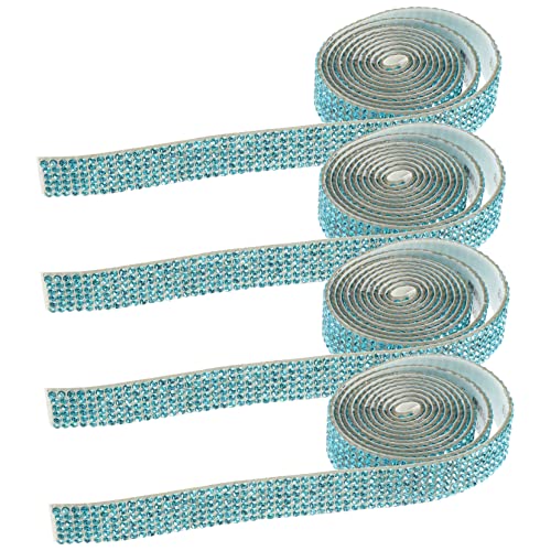 Housoutil 4 Rollen Dekorative Strass Patches für Taillengürtel Selbstklebende Rhinestone Applikationen für Hochzeitskleider und DIY Bastelprojekte Breit Housoutil 4 Rollen Dekorative Strass Patches für Taillengürtel Selbstklebende Rhinestone Applikationen für Hochzeitskleider und DIY Bastelprojekte Breit von Housoutil