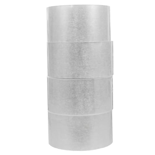 Housoutil 4 Rollen Kartonverschlussband durchsichtiges Verpackungsklebeband Umzugsmaterial verpackungsband transparentes klebeband breites Klebeband, transparentes Paketband Packband klar von Housoutil