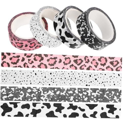 Housoutil 4 Rollen Klebeband mit Kuhmuster Sammelalbum liefert scrapbook scheckheft scrapbbok bildrahmen washi+-+tape ästhetisches Washi-Tape dekorative klebebänder selber machen Papier Housoutil 4 Rollen Klebeband mit Kuhmuster Sammelalbum liefert scrapbook scheckheft scrapbbok bildrahmen washi+-+tape ästhetisches Washi-Tape dekorative klebebänder selber machen Papier von Housoutil