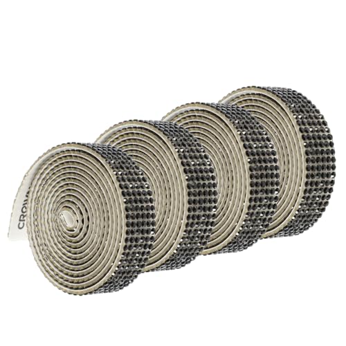 Housoutil 4 Rollen Selbstklebende Strass-sticker Strasssteine nähen Gürtel Für Frauen Kleid Edelsteinaufkleber Rückseite Selbstklebende Strassapplikationen Hochzeitsdekorationen Black Housoutil 4 Rollen Selbstklebende Strass-sticker Strasssteine nähen Gürtel Für Frauen Kleid Edelsteinaufkleber Rückseite Selbstklebende Strassapplikationen Hochzeitsdekorationen Black von Housoutil