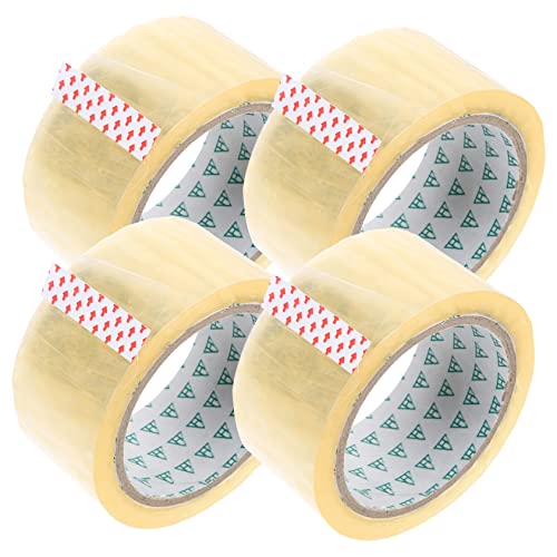 Housoutil 4 Rollen Transparentes Dichtband Für Transparente Bänder Klebeband Klar Pflicht Und Versandklebeband Klare Bandverpackung Hochleistungs-packband Wickeln Mit Post Breites Band Bopp Housoutil 4 Rollen Transparentes Dichtband Für Transparente Bänder Klebeband Klar Pflicht Und Versandklebeband Klare Bandverpackung Hochleistungs-packband Wickeln Mit Post Breites Band Bopp von Housoutil