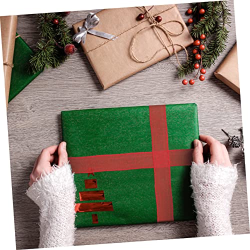 Housoutil 4 Rollen Weihnachtsdeko Geschenkband Robuste DIY Schleifenband in Rot Kaffee Natur für Kränze und Verpackung Housoutil 4 Rollen Weihnachtsdeko Geschenkband Robuste DIY Schleifenband in Rot Kaffee Natur für Kränze und Verpackung von Housoutil