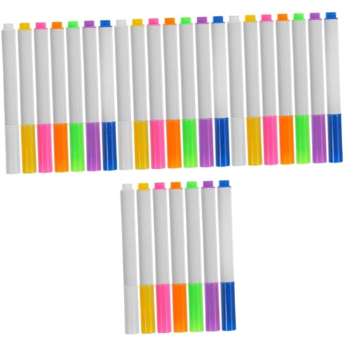 Housoutil 4 Sätze Abwischbare Marker Mit Feiner Spitze Wiederverwendbare Kreidestifte Für Whiteboards Flüssige Kreidemarker Für Büro Und Schule Mit Praktischer 7 Stück * 4 von Housoutil