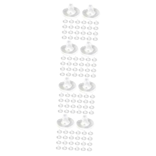 Housoutil 4 Sätze Anti Rutsch Ohrring Zubehör Für Ohrverstopfungen Ohrstecker Verschlüsse Ohrring Verschlüsse Für Hängende Ohren Ohrläppchen Verschlüsse Verriegelung Für 50 Stück * 4 von Housoutil