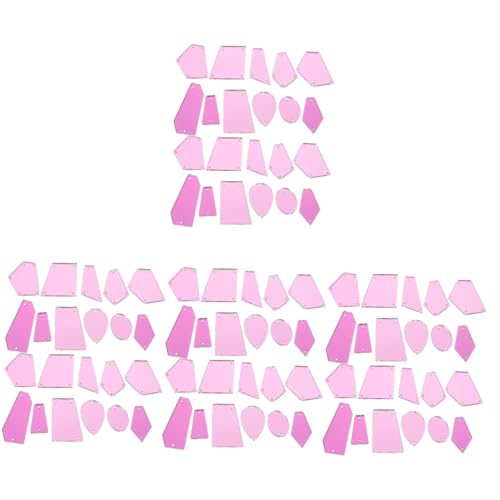 Housoutil 4 Sätze Aufnähbare Acrylspiegel Strasssteine Kleine Glitzernde Rhinestones Für Diy Kleidung Bastelprojekte Und Stoffdekorationen Für Glamouröse Und Designs 50 Stück * 4 von Housoutil