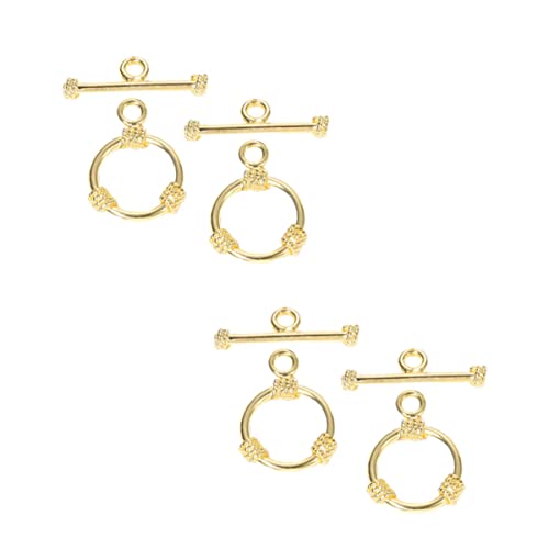 Housoutil 4 Sätze Bar Schmuckverschluss Kupferbeschichtete Ot Verschlüsse für Armbänder für Diy Schmuckherstellung Housoutil 4 Sätze Bar Schmuckverschluss Kupferbeschichtete Ot Verschlüsse für Armbänder für Diy Schmuckherstellung von Housoutil
