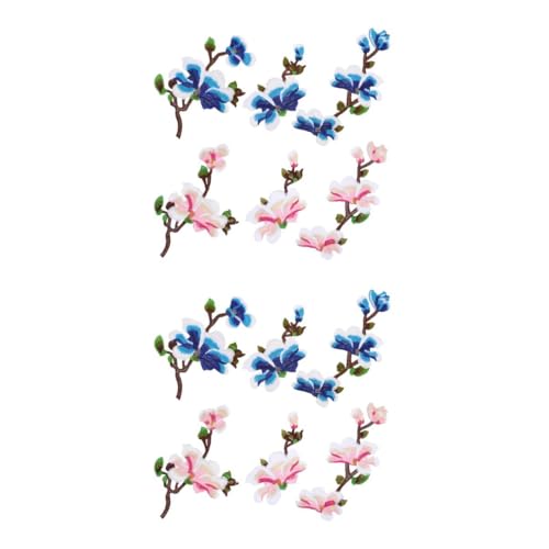Housoutil 4 Sätze Blumenstickerei Patch Set für Kleidung Hüte Taschen Leicht und Dekorativ Hochwertige Applikationen für Diy Projekte von Housoutil
