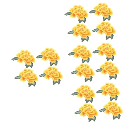 Housoutil 4 Sätze Blumenstickstätte Patch Stoff Patch Stickerei Flicken Für Kleidung Flicken Für Jacken Reparatur Jeans-patches Nähzubehör Flicken Aufnähen Stickeisen Auf Mustern 4 Stück * 4 von Housoutil