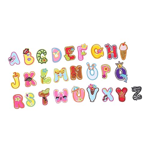 Housoutil 4 Sätze Bügeleisen Buchstaben Flicken Cartoon Tierchen Aufnäher für Kinderbekleidung Selbstklebende Stoffaufnäher zum Dekorieren und Reparieren von Shirts Hosen Jacken und Mehr Housoutil 4 Sätze Bügeleisen Buchstaben Flicken Cartoon Tierchen Aufnäher für Kinderbekleidung Selbstklebende Stoffaufnäher zum Dekorieren und Reparieren von Shirts Hosen Jacken und Mehr von Housoutil