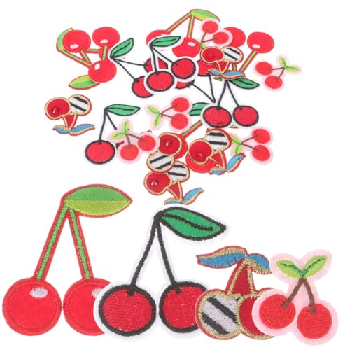 Housoutil 4 Sätze Cherry Appliques Bügelflicken Für Kleidung Jeans Rucksäcke Und Hüte Dekorative Stickerei Patches Für Diy Projekte Einfach Aufzubügeln Und Gestalten 20 Stück * 4 Housoutil 4 Sätze Cherry Appliques Bügelflicken Für Kleidung Jeans Rucksäcke Und Hüte Dekorative Stickerei Patches Für Diy Projekte Einfach Aufzubügeln Und Gestalten 20 Stück * 4 von Housoutil