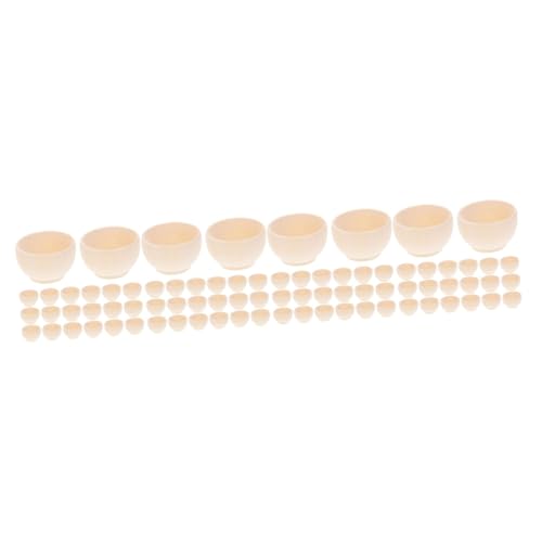 Housoutil 4 Sätze Diy Holzschalen Unlackierte Mini Holzschalen Zum Basteln Für Dekoration Und Handarbeiten Für Und Bastelprojekte 20 Stück * 4 Housoutil 4 Sätze Diy Holzschalen Unlackierte Mini Holzschalen Zum Basteln Für Dekoration Und Handarbeiten Für Und Bastelprojekte 20 Stück * 4 von Housoutil