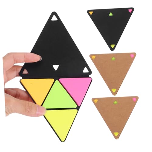 Housoutil 4 Sätze Dreieckige Haftnotizen Pet Wasserdichtes Memo Pad Schreibwaren für Büro Schule Tragbare Dreieckige Notizzettel Farbige Selbstklebende Klebezettel für Studenten und Arbeit Housoutil 4 Sätze Dreieckige Haftnotizen Pet Wasserdichtes Memo Pad Schreibwaren für Büro Schule Tragbare Dreieckige Notizzettel Farbige Selbstklebende Klebezettel für Studenten und Arbeit von Housoutil