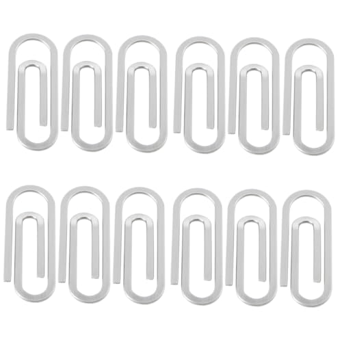 Housoutil 4 Sätze Geldbörse Halteklammern Papierclips Einzigartige Papierklammern Kleine Papierklammern Büropapierhalter Quittungshalter-clip Büroklammer Silber Rostfreier Stahl 3 Stücke * 4 Housoutil 4 Sätze Geldbörse Halteklammern Papierclips Einzigartige Papierklammern Kleine Papierklammern Büropapierhalter Quittungshalter-clip Büroklammer Silber Rostfreier Stahl 3 Stücke * 4 von Housoutil