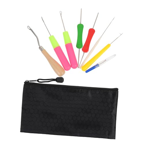 Housoutil 4 Sätze Häkelwerkzeug für Perücken und Dreadlocks Teiliges mit Ergonomischen Häkelnadeln und Schwarzem Etui für Friseure und Diy Haarstylings Langlebig und Komfortabel der Housoutil 4 Sätze Häkelwerkzeug für Perücken und Dreadlocks Teiliges mit Ergonomischen Häkelnadeln und Schwarzem Etui für Friseure und Diy Haarstylings Langlebig und Komfortabel der von Housoutil