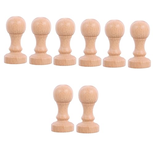 Housoutil 4 Sätze Holzstempel Für Diy Glatte Holzstempel Selbermachen Kreative Bastelstempel Für Geschenkanhänger Karten Und Handwerksprojekte Für Erwachsene 2 Stücke * 4 von Housoutil