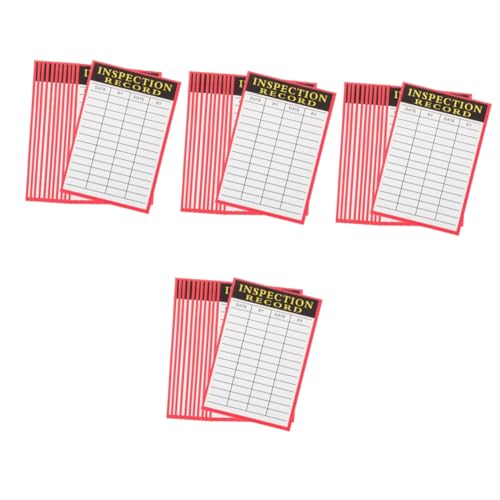Housoutil 4 Sätze Karteikarte Papier Schilder Für Feuerlöscher-inspektionsprotokolle Tag Der Inspektionsaufzeichnungen Inspektionstags Weiß 100 Blätter * 4 Housoutil 4 Sätze Karteikarte Papier Schilder Für Feuerlöscher-inspektionsprotokolle Tag Der Inspektionsaufzeichnungen Inspektionstags Weiß 100 Blätter * 4 von Housoutil