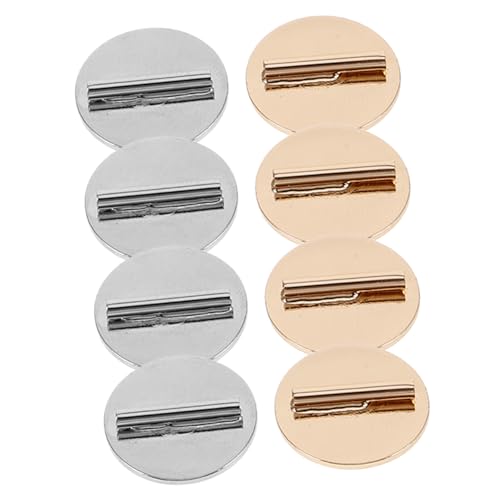 Housoutil 4 Sätze Magnet Broschenverschluss Metall Wiederverwendbare Broschenpin Magnetische Broschenhalter Für Kleidung 4 Paare * 4 von Housoutil