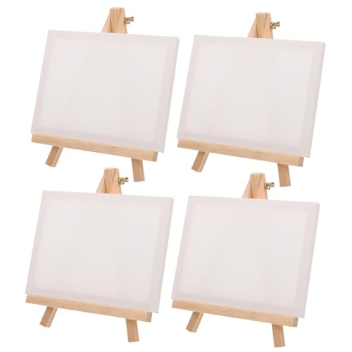 Housoutil 4 Sätze Mini Staffelei für DIY Malerei Teiliges mit Multifunktionalen Mini Leinwänden und Holzeasel für Kunstprojekte Bürodekoration und Galerie Wandkunst Housoutil 4 Sätze Mini Staffelei für DIY Malerei Teiliges mit Multifunktionalen Mini Leinwänden und Holzeasel für Kunstprojekte Bürodekoration und Galerie Wandkunst von Housoutil