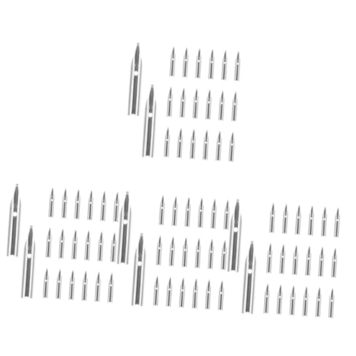 Housoutil 4 Sätze Multifunktionale Stiftspitzen Austauschbare Schreibstiftspitzen Kalligraphiestiftspitzen Austauschbare Federn Füllfederhalter Federhalter Zum Zeichnen 20 Stück * 4 von Housoutil