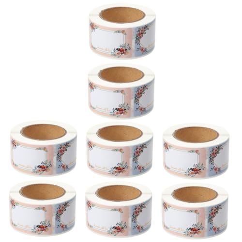Housoutil 4 Sätze Namensaufkleber Klebeetiketten Beschriftung Schreibbar Stark Klassifizierungsaufkleber Selbstklebende Aufkleber Etiketten Aus Aufkleberpapier Kleine Aufkleber 2 Rollen * 4 von Housoutil