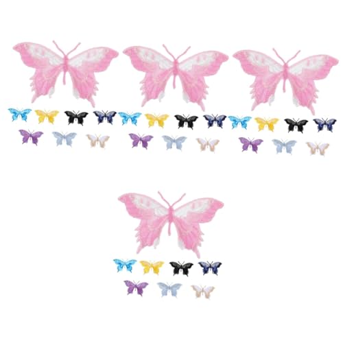 Housoutil 4 Sätze Schmetterlings-stickpatch Stoff Patch Gestickte Aufnäher Für Bekleidungsstücke Schmetterlingsflecken Flicken Für Bekleidung Flicken Für Kleidung Stickerei Nähen 8 Stück * 4 Housoutil 4 Sätze Schmetterlings-stickpatch Stoff Patch Gestickte Aufnäher Für Bekleidungsstücke Schmetterlingsflecken Flicken Für Bekleidung Flicken Für Kleidung Stickerei Nähen 8 Stück * 4 von Housoutil