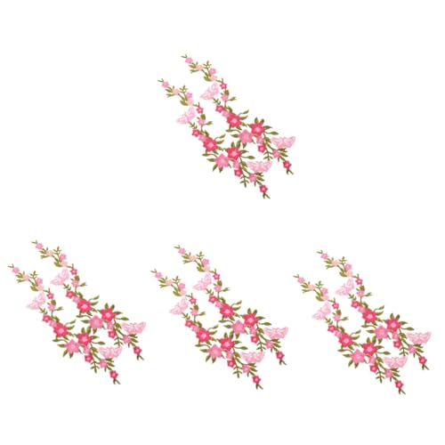 Housoutil 4 Sätze Stickerei Patches Blumen Schmetterlinge Aufbügelflicken Für Kleidung Rucksack Diy Projekte Hochwertiges Hautfreundliches Material Leuchtenden Farben 2 Stück * 4 Housoutil 4 Sätze Stickerei Patches Blumen Schmetterlinge Aufbügelflicken Für Kleidung Rucksack Diy Projekte Hochwertiges Hautfreundliches Material Leuchtenden Farben 2 Stück * 4 von Housoutil