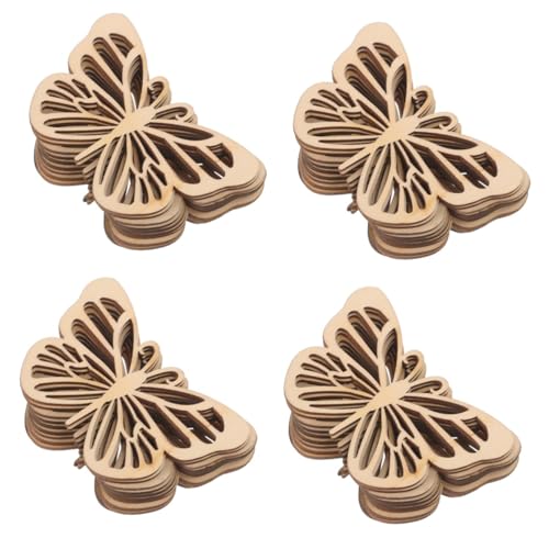 Housoutil 4 Sätze Teiliges Holzschmetterlinge Diy Holzschnitt Unbemalte Bastelmaterialien Für Hochzeitsdekorationen Partys Und Heimdekorationen 10 Stück * 4 Housoutil 4 Sätze Teiliges Holzschmetterlinge Diy Holzschnitt Unbemalte Bastelmaterialien Für Hochzeitsdekorationen Partys Und Heimdekorationen 10 Stück * 4 von Housoutil